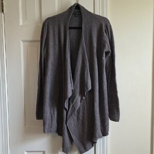 Barefoot Dreams Charcoal Drape Cardigan Soft And Cozy L/XL